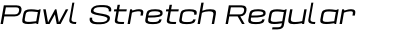 Pawl Stretch Regular Italic